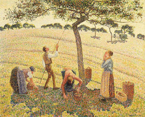 Camille Pissarro Apfelernte in Eragny Germany oil painting art